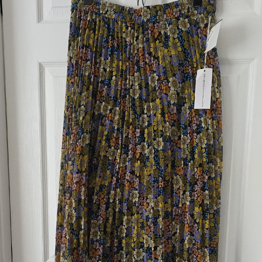 Live 4 Truth Multicolor Floral A-Line Skirt